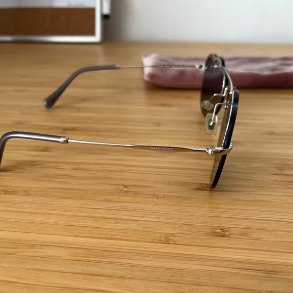 Miu Miu Scalloped Aviator Sunglasses - Picture 7 of 11